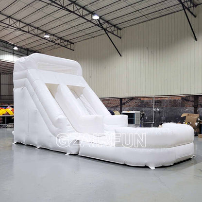 13ft inflatable white waterslide