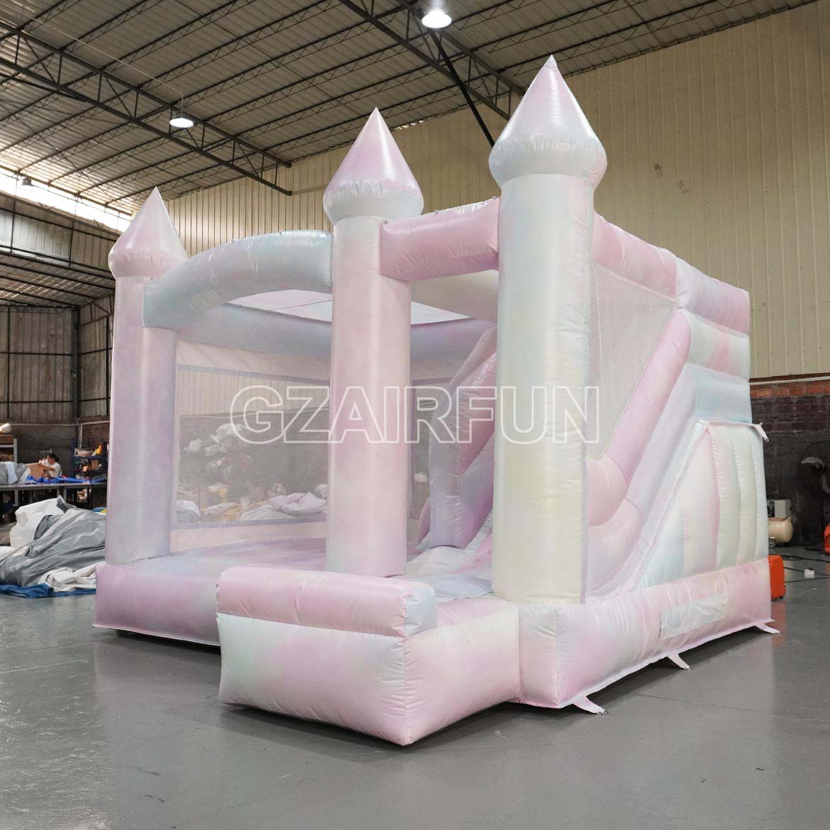 Inflatable TieDye Bouncer Combo With Slide