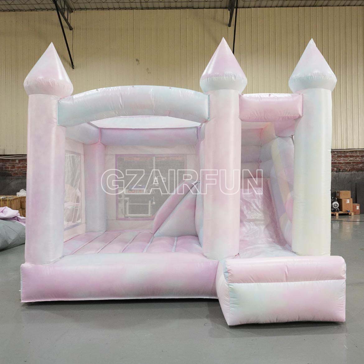 Inflatable TieDye Bouncer Combo With Slide