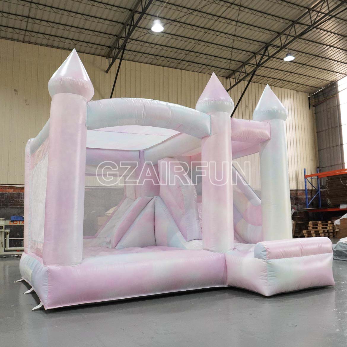 Inflatable TieDye Bouncer Combo With Slide