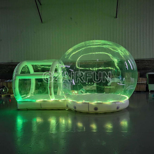 inflatable lighting bouncy bubble dome house