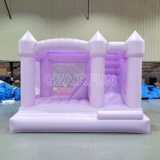 Inflatable Pastel Purple Taro Color Bouncer Combo