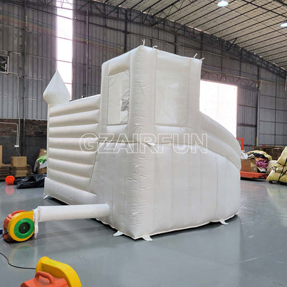 Inflatable Modern White Waterslide For Kids