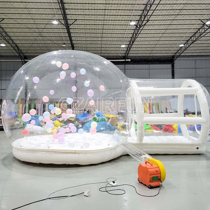 Balloon fly Inflatable bouncy bubble house for kids jumping play