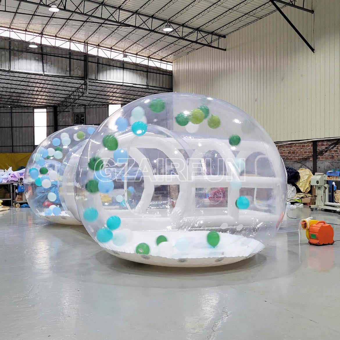 Double bubble house for event party rental