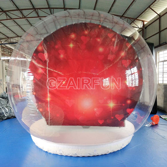 Inflatable Valentine's Snow Globe Photo Booth For Wedding