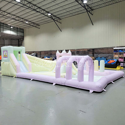 Colorful inflatable Splash pad ball pit playgound for softplay rental