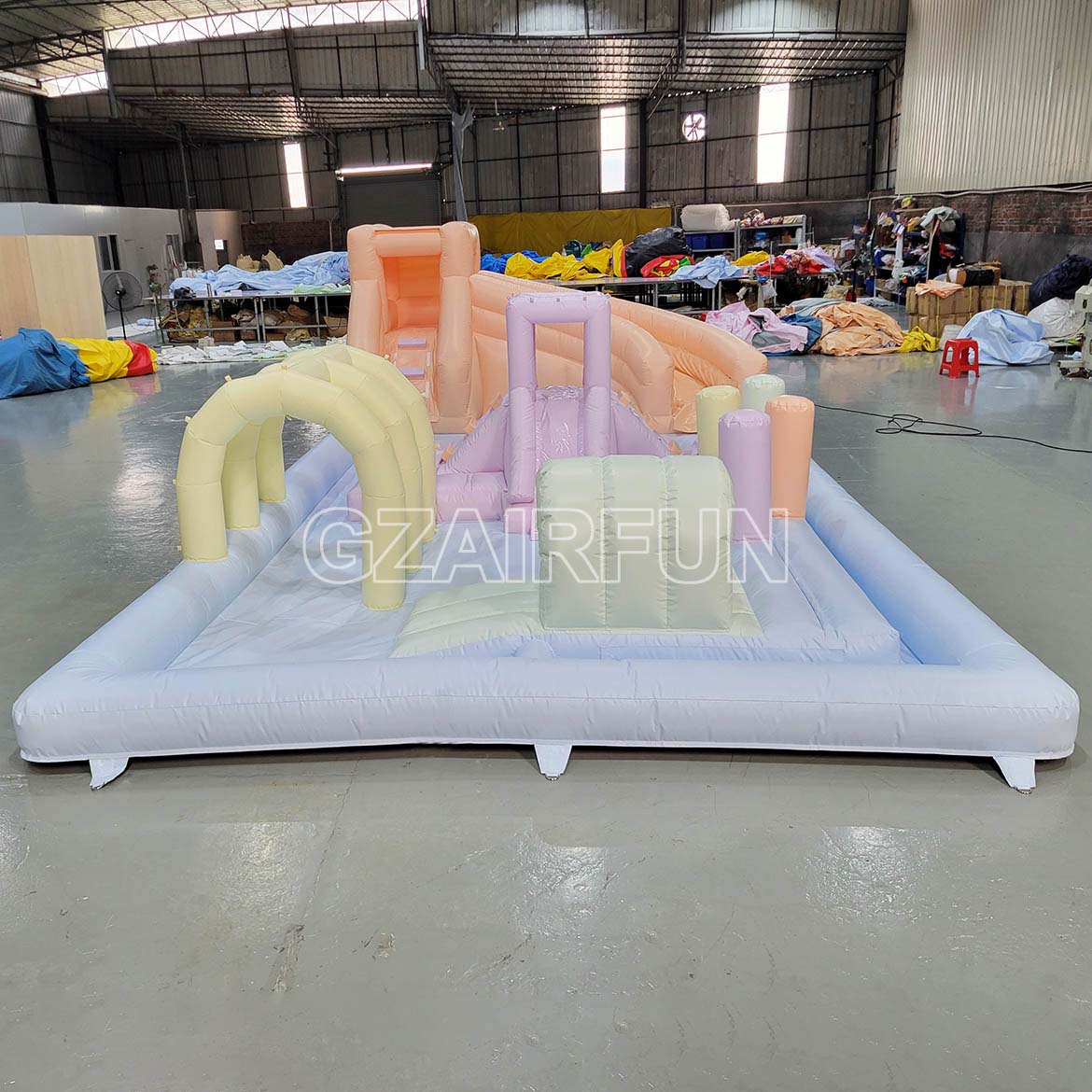 inflatable water splash pad for ball pit softplay rental party