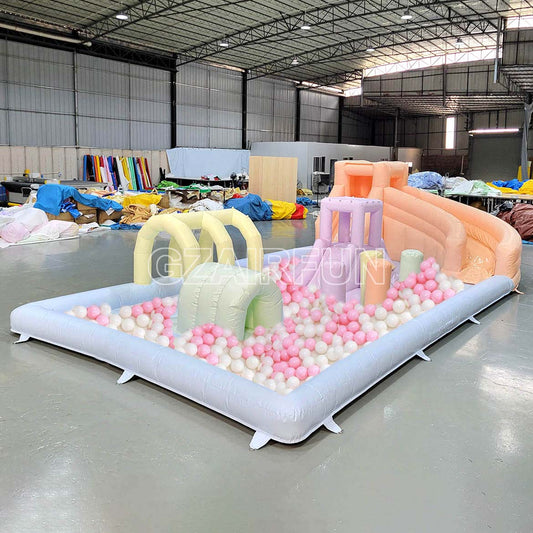 inflatable water splash pad for ball pit softplay rental party