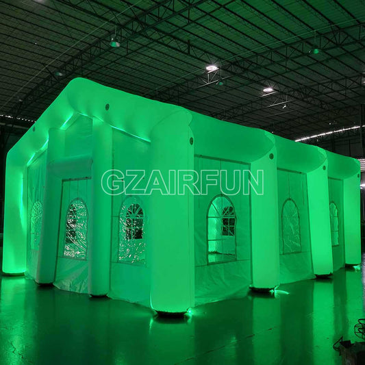 Gaint Inflatable Wedding Tent Event Party Tents Advertising Building House with LED light