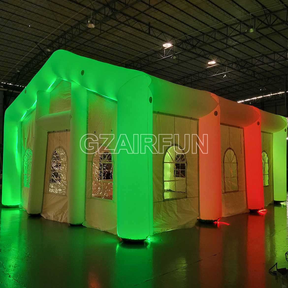 Colorful Led Light With Remote Control Blow Up Party Tent