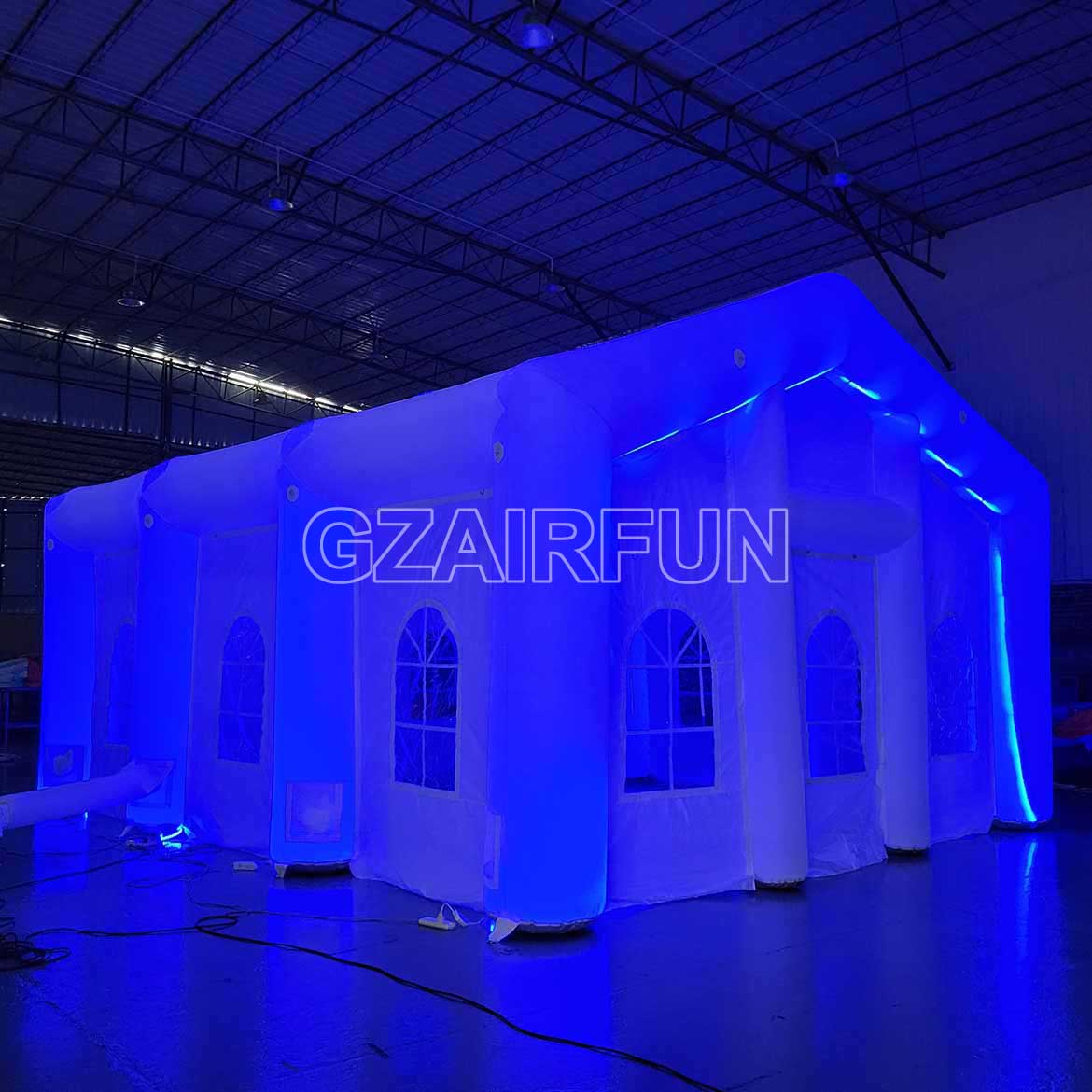 Colorful Led Light With Remote Control Blow Up Party Tent