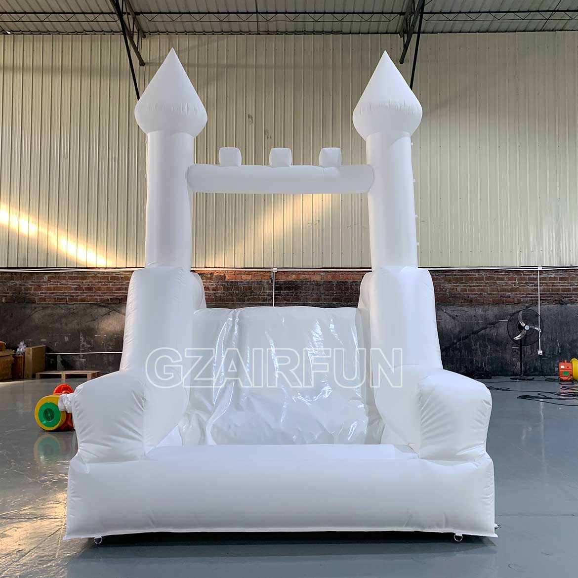 Mini inflatable slide with ball pit for toddler